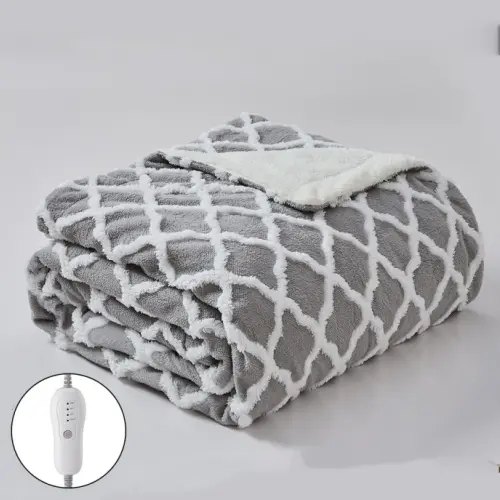 단일 침대 세척 가능한 전기 오버 담요