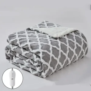 단일 침대 세척 가능한 전기 오버 담요